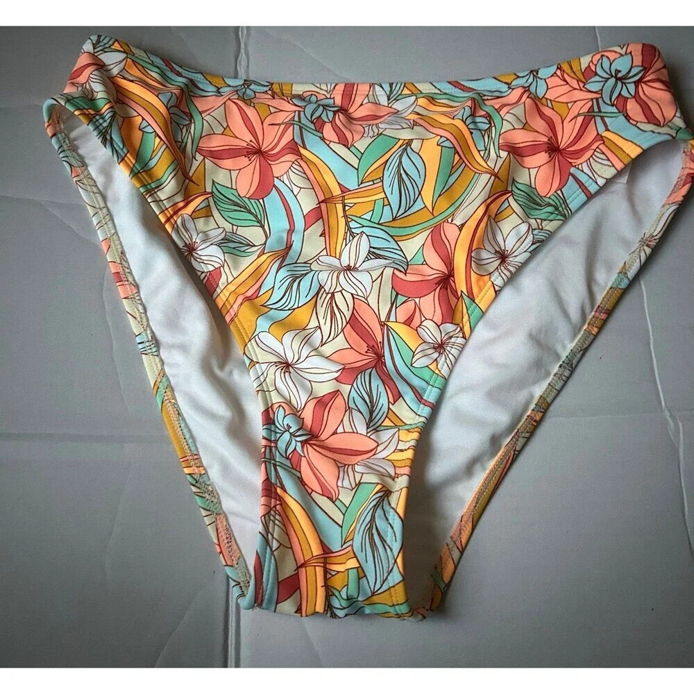 Women’s High Waisted Bikini Bottom Size XL 12-14